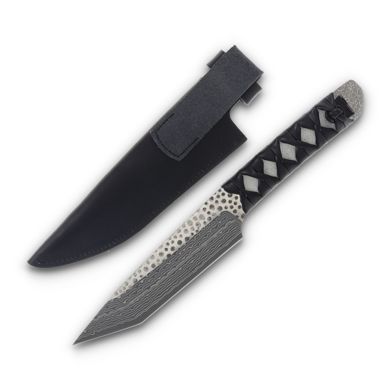 Mcusta MC-24 TANTO w/pouch  SPG2 Damascus Blade  Handle MC-241GD