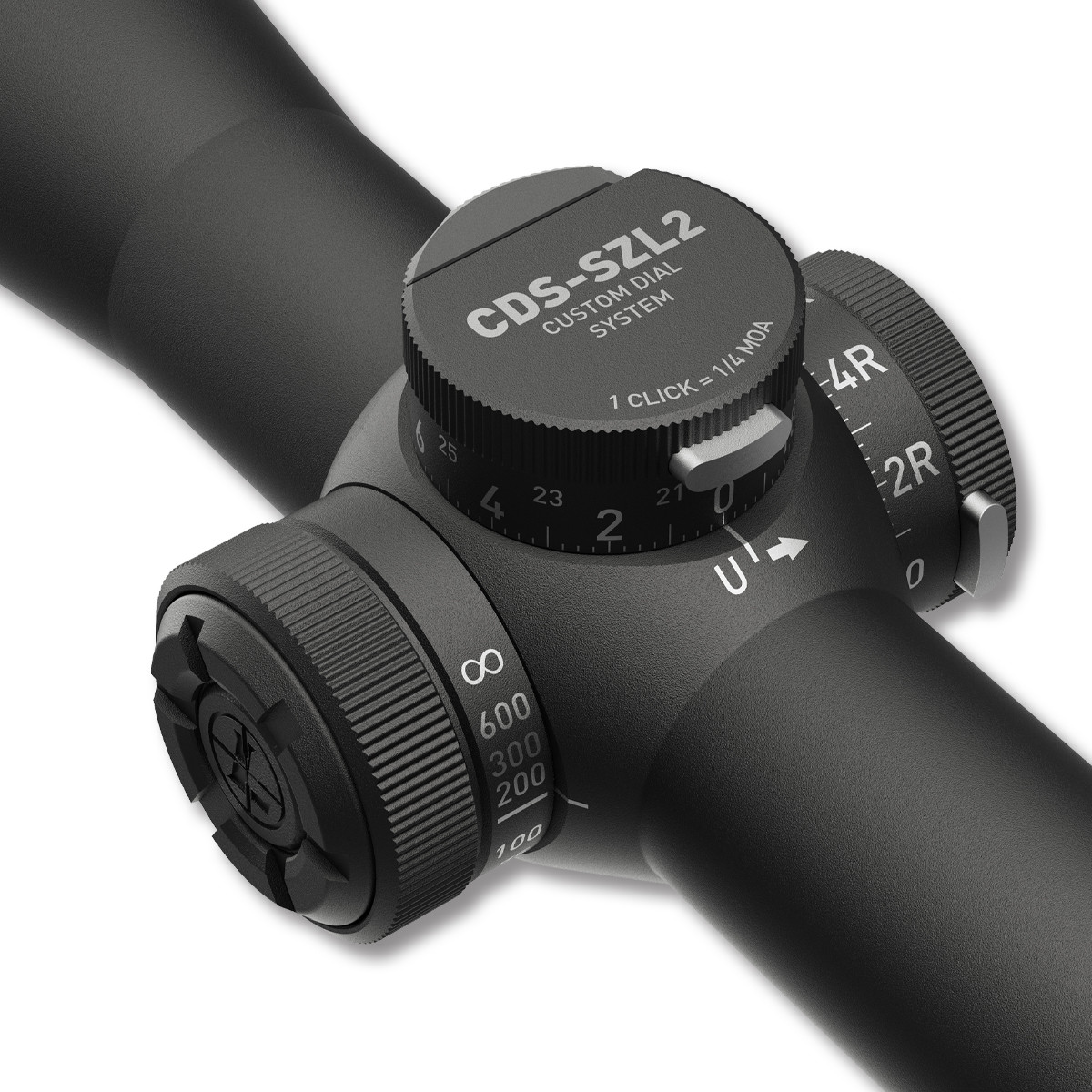 LEUPOLD ブラック スコープ Leupold VX-6HD Gen 2 3-18x44 (30mm) CDS-SZL2 Side Focus Illum