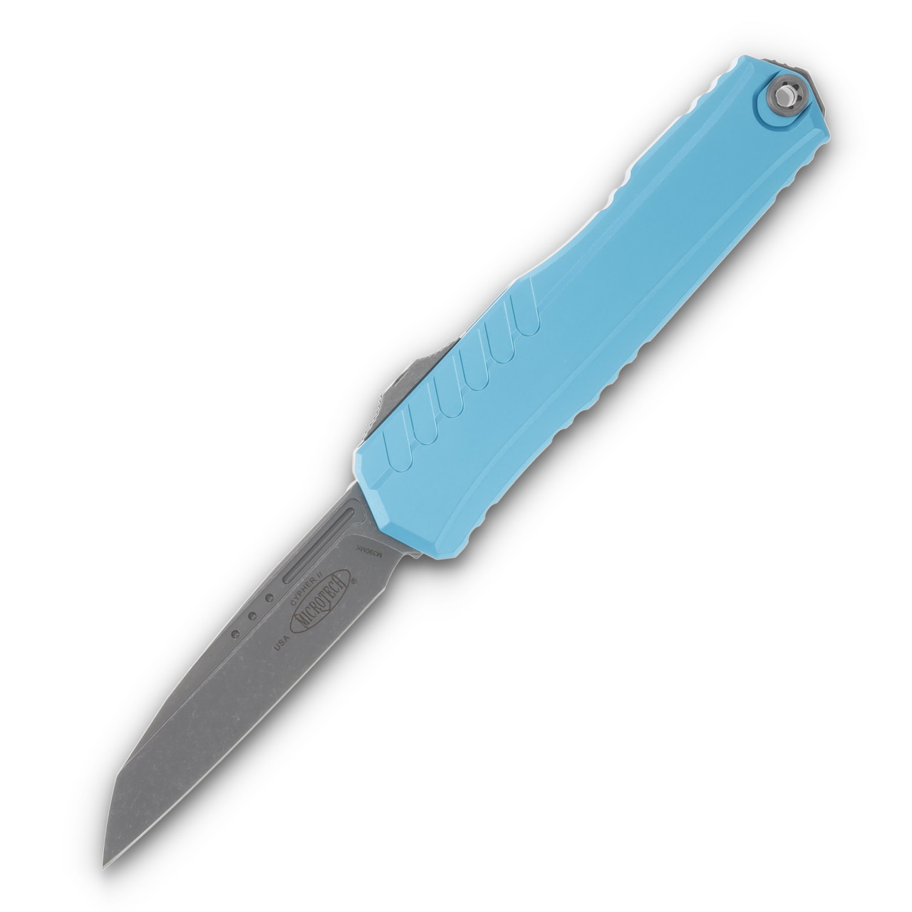 Microtech Knives Cypher II OTF Auto Turquoise 3.5in Apocalyptic Blade AUMT124110APTQ