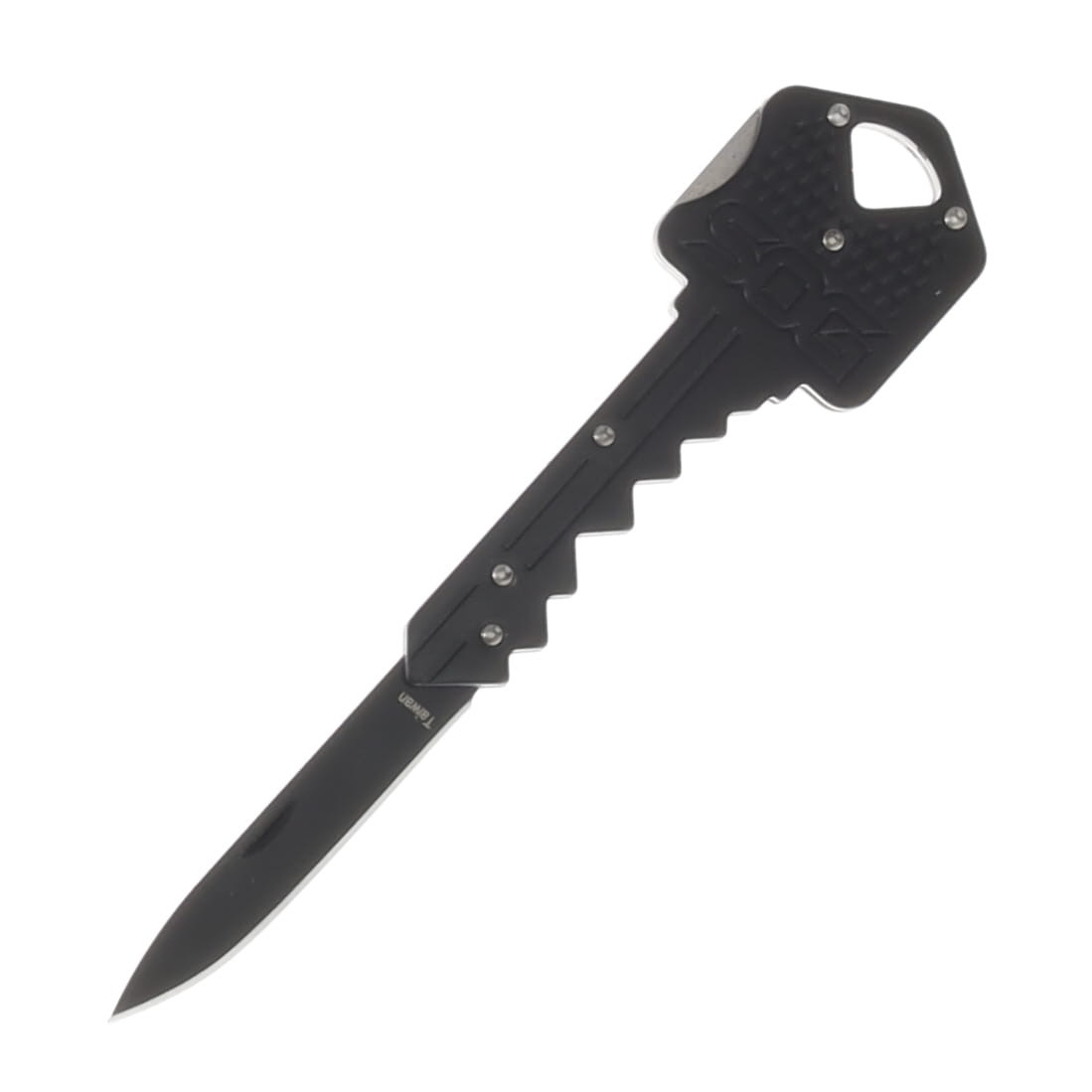 SOG Key Knife Black 1.5in Straight Edge Drop Point Blade SOG-KEY-101