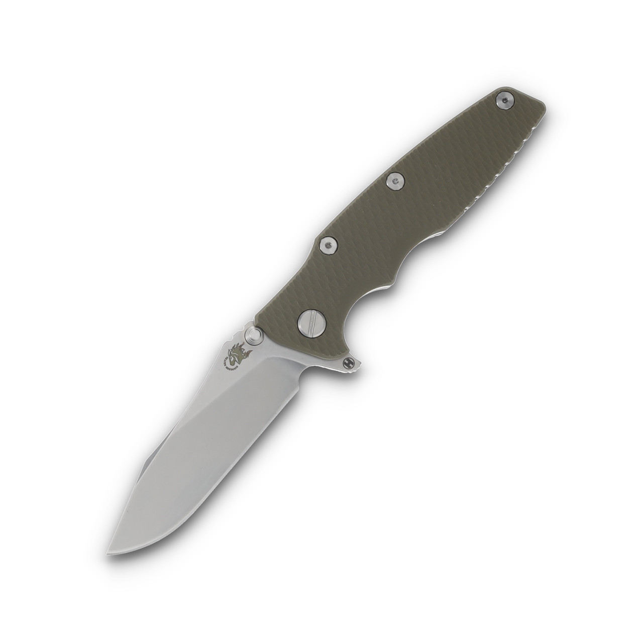 Hinderer 3.5 Eklipse OD Green 3.5 Inch Plain Stonewash Slicer KEK35SLHOTWSWOD