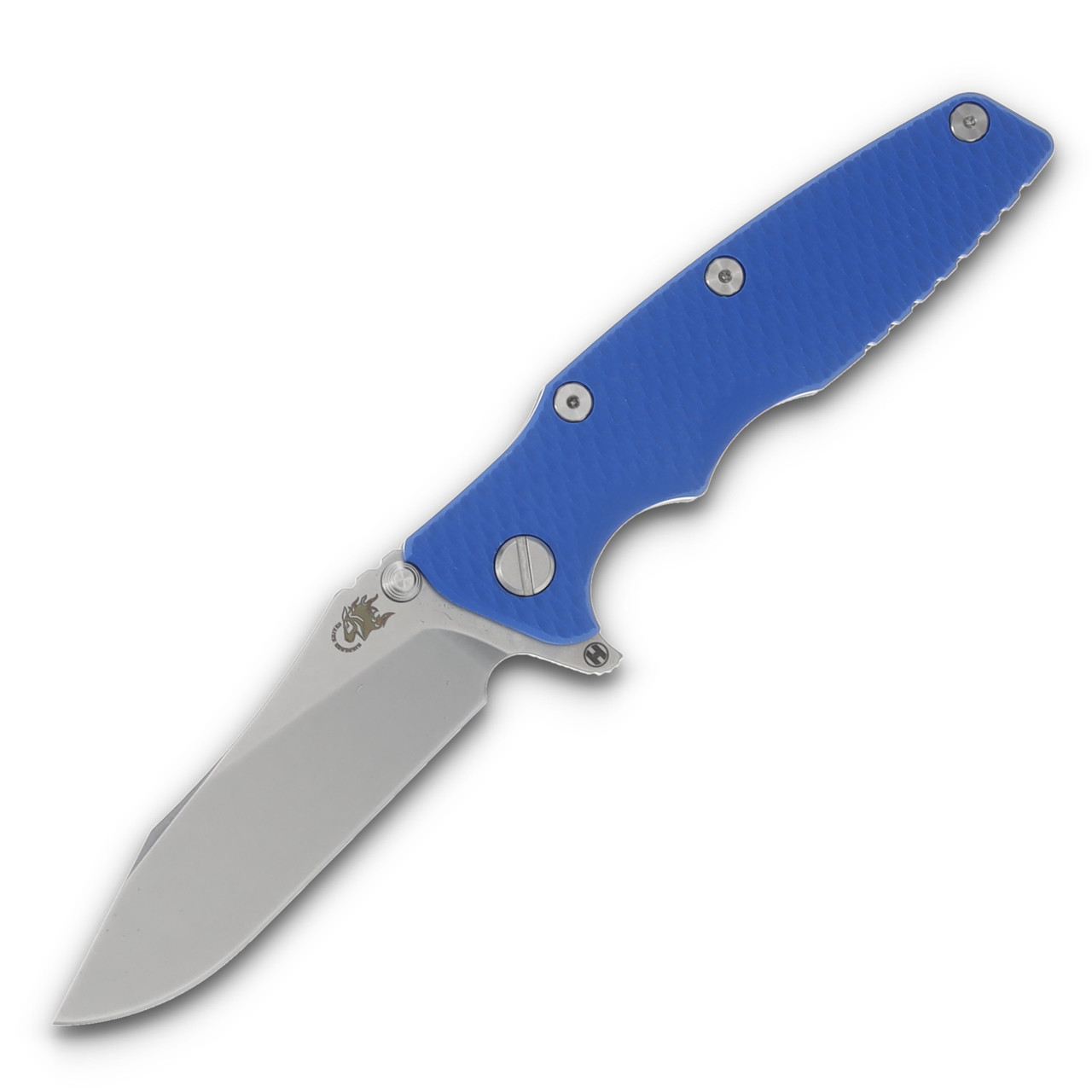 Hinderer 3.5 Eklipse Blue 3.5 Inch Plain Stonewash Slicer KEK35SLHOTWSWBL
