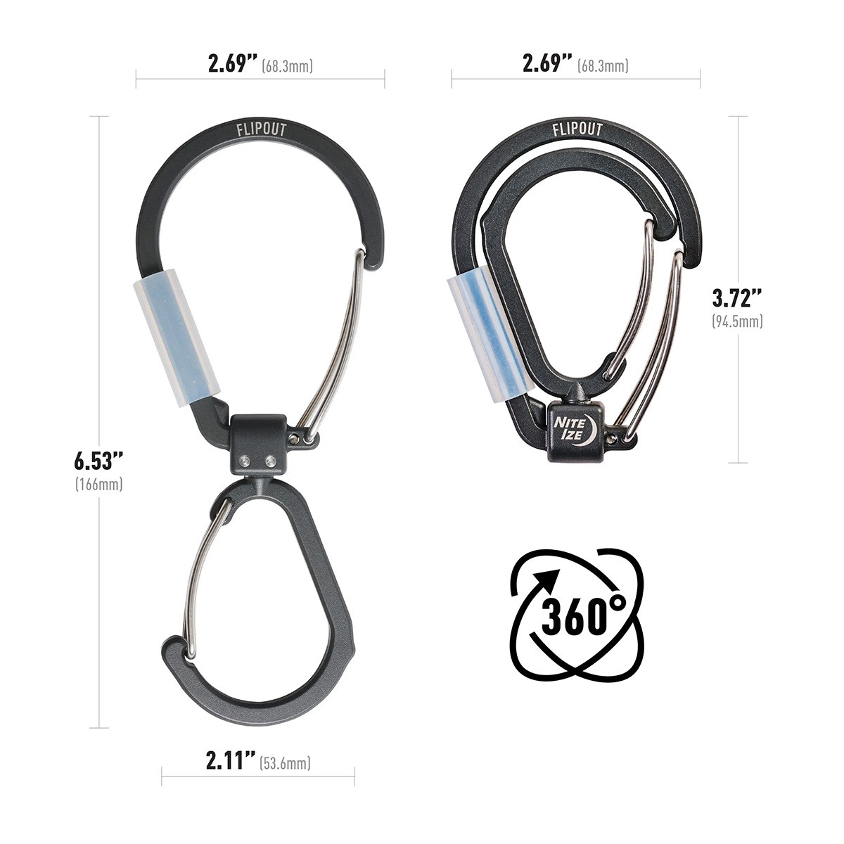 Nite Ize FlipOut Dual Carabiner
