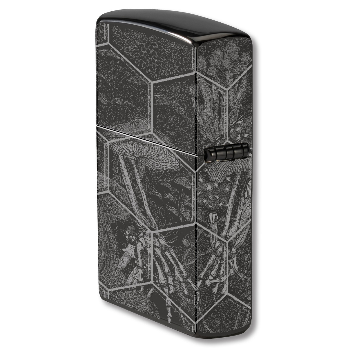 Zippo Trippy Faceted Skull Design