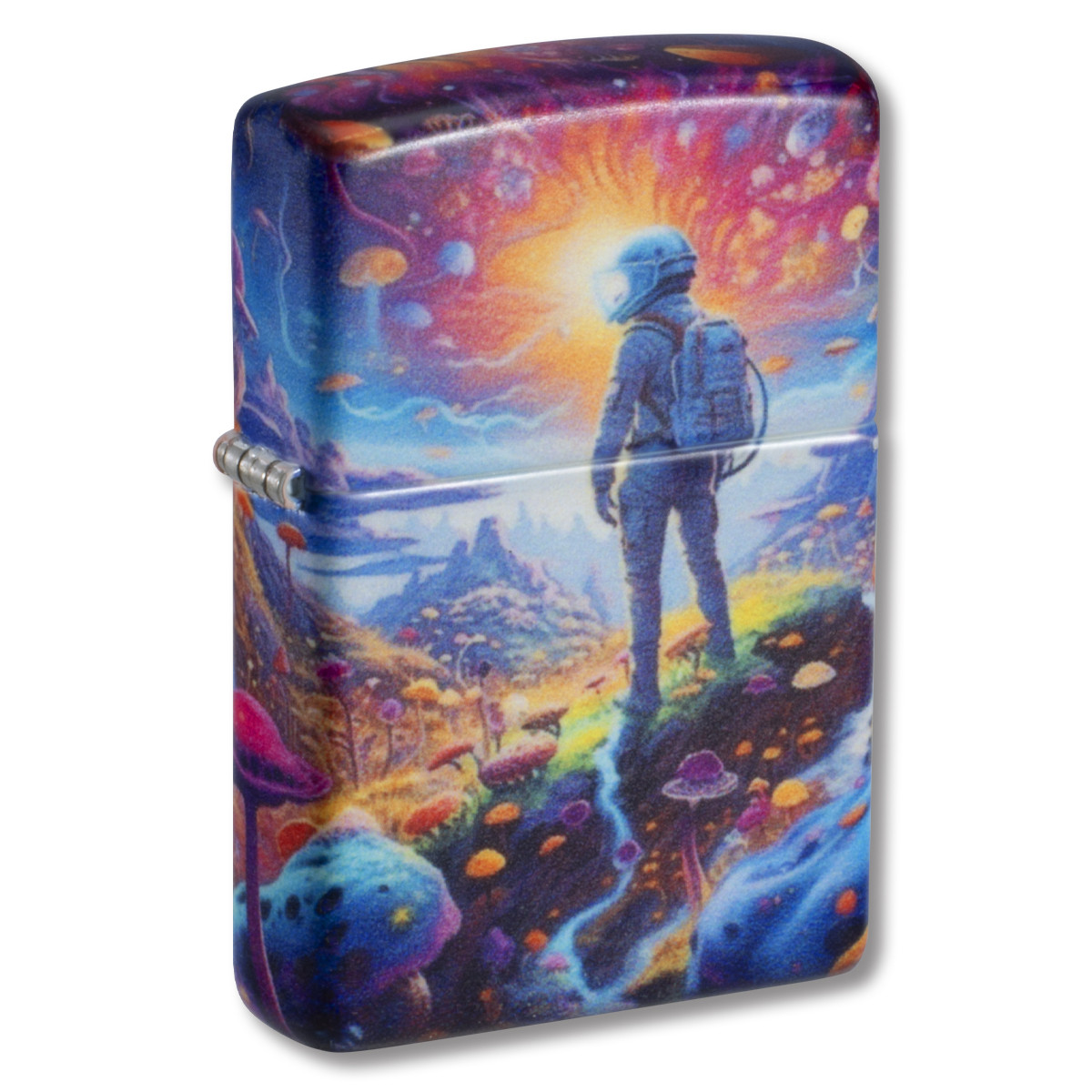 Zippo Mushroom Forest and Alien 540 Design Front 1