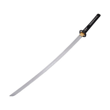Neptune Trading 41in Black Carbon Steel Hand Forged Katana Display
