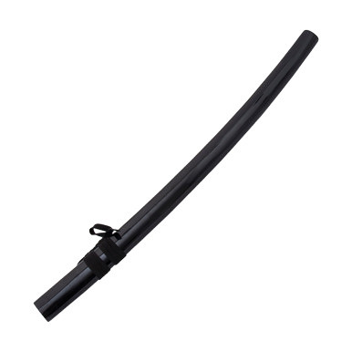 KATANAフルセット Neptune Trading 41in Black Carbon Steel Hand Forged Katana Display