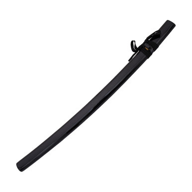 Neptune Trading 41in Black Carbon Steel Hand Forged Katana Display