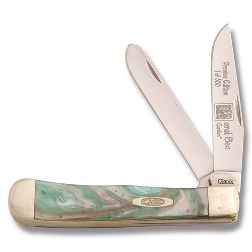 Case Premier Edition Coral Sea Corelon Trapper Folding Knife CA9254CS