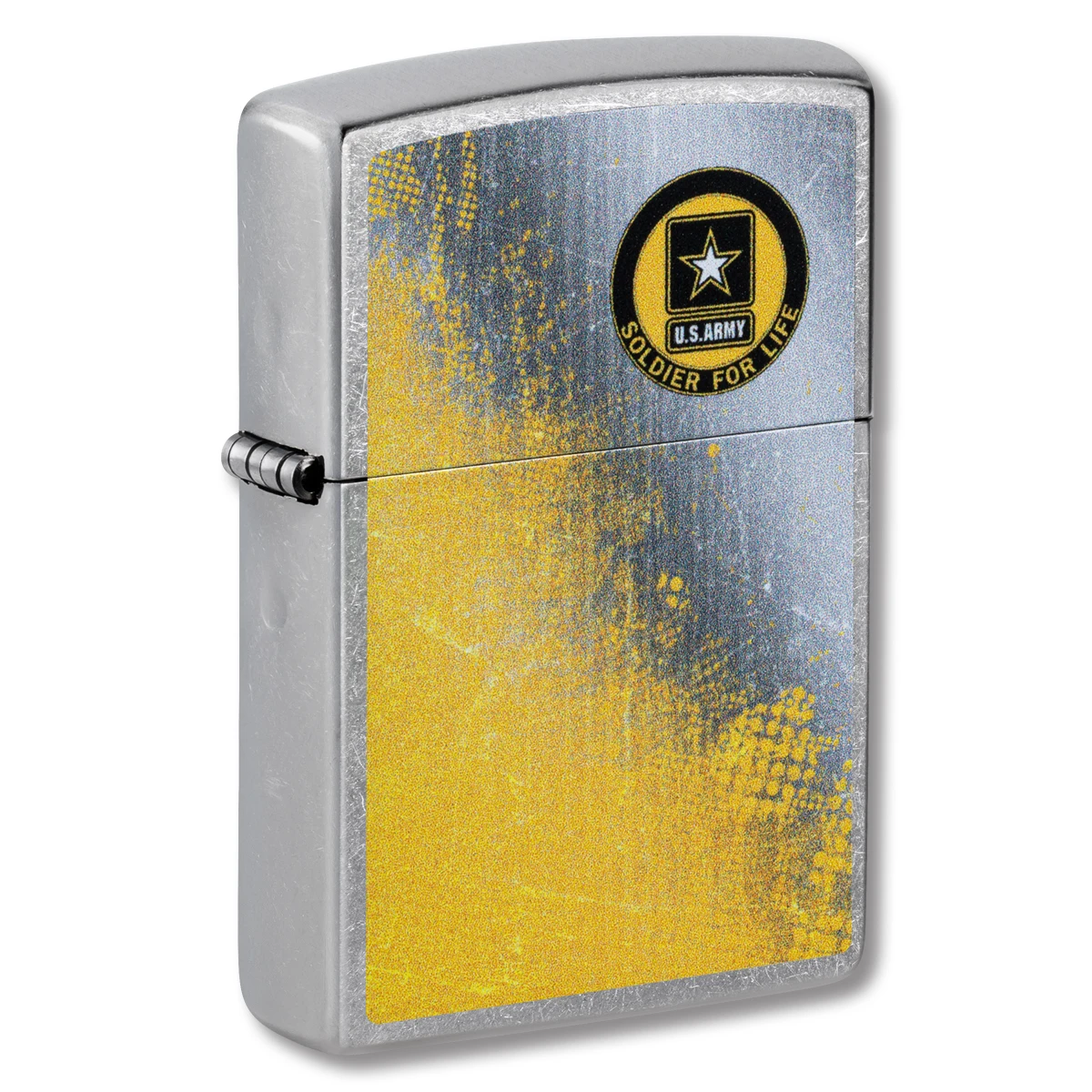 Zippo Lighter US Army Street Chrome Finish