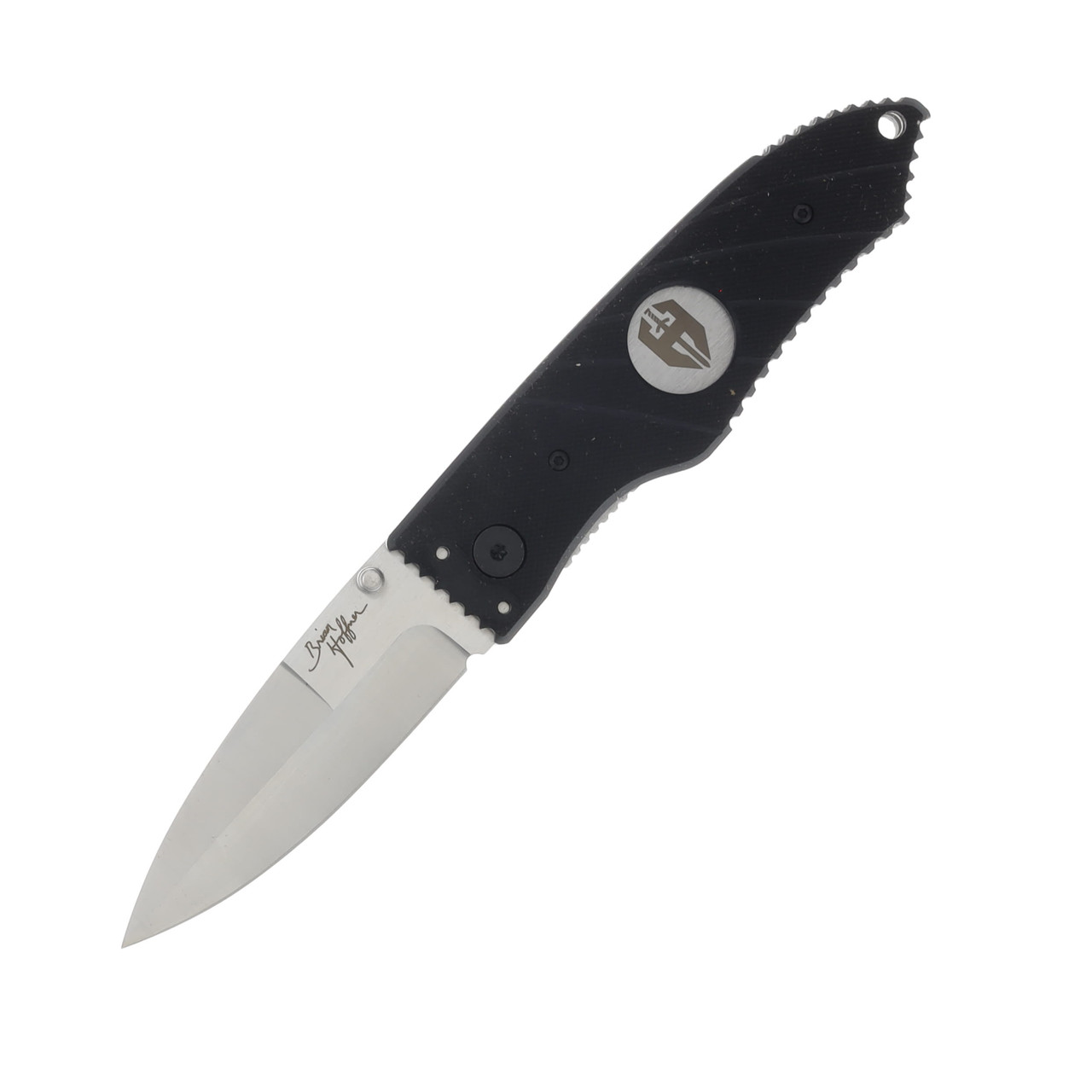 Hoffner Knives SNAP Flatline 3.5 Inch Plain Silver Spear Point FK-S3SSS-FB