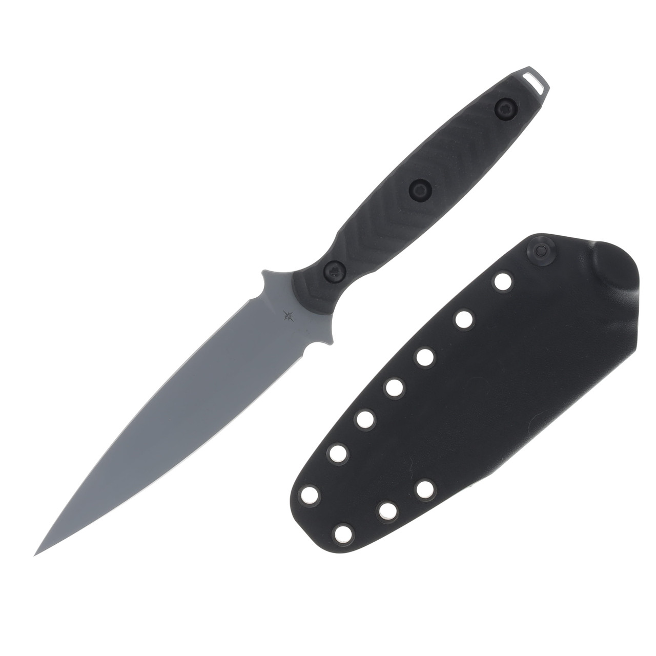 TOOR Knives Specter Fixed Blade 4.75in Plain Phantom Gray Spear Point SPECTERPG