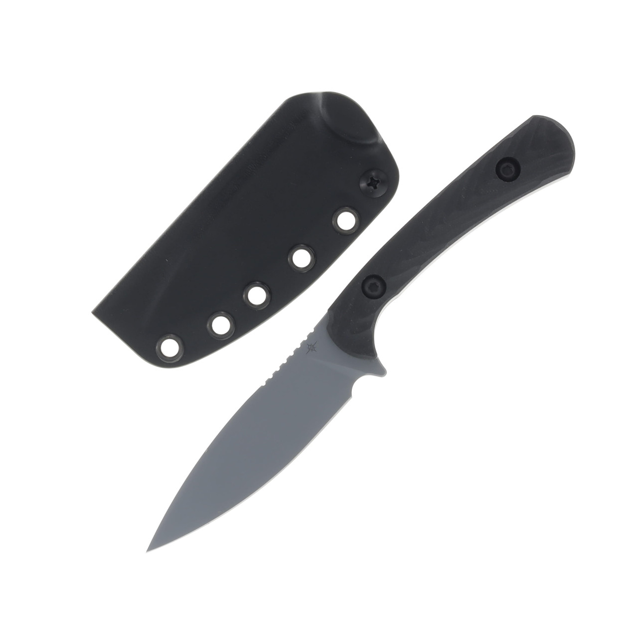 TOOR Knives Ravyth Phantom Grey 3.8 Inch Plain Phantom Gray Drop Point RAVYTHSPG