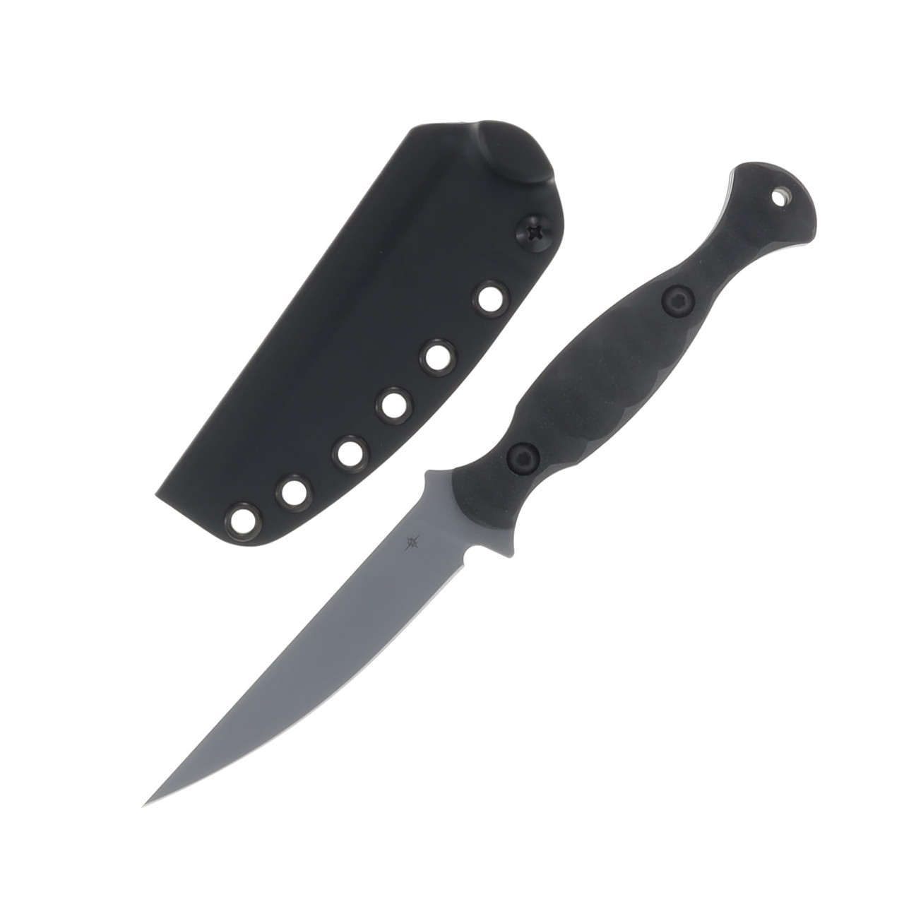 TOOR Knives Regal Fixed Knife Phantom Gray 4.2in Plain Gray Drop Point REGALPG