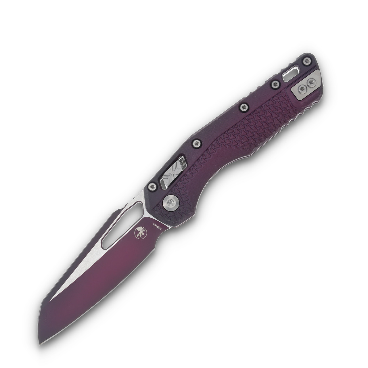 Microtech MSI Ram-Lok Polymer Faded Sangria 3.88in Cerakote Sheepsfoot MT210T1PMFSR