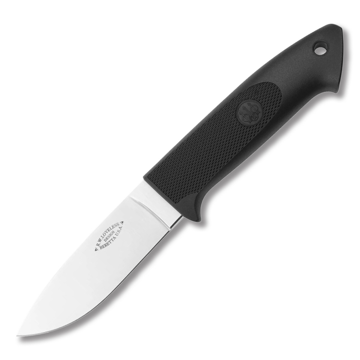Beretta Loveless Hunter Fixed Blade Knife Black Zytel