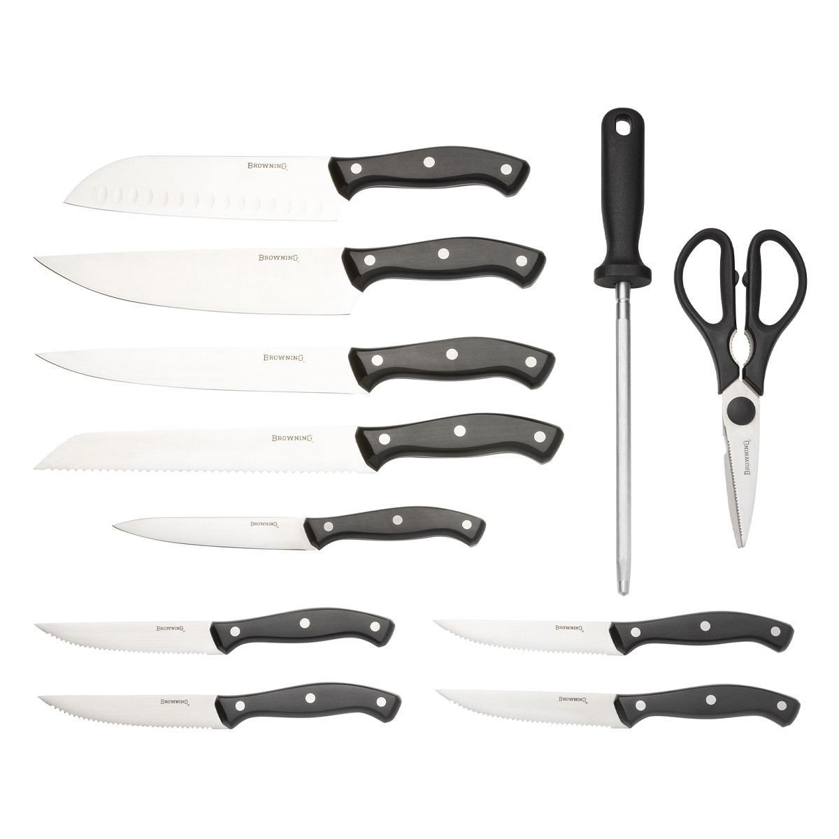 Browning 11 Piece Kitchen Set BN0536B - Smoky Mountain Knife Works