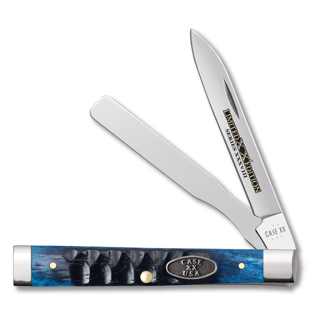 Case XX Gator Jig Ocean Blue Bone Baby Doc Limited Edition Folding