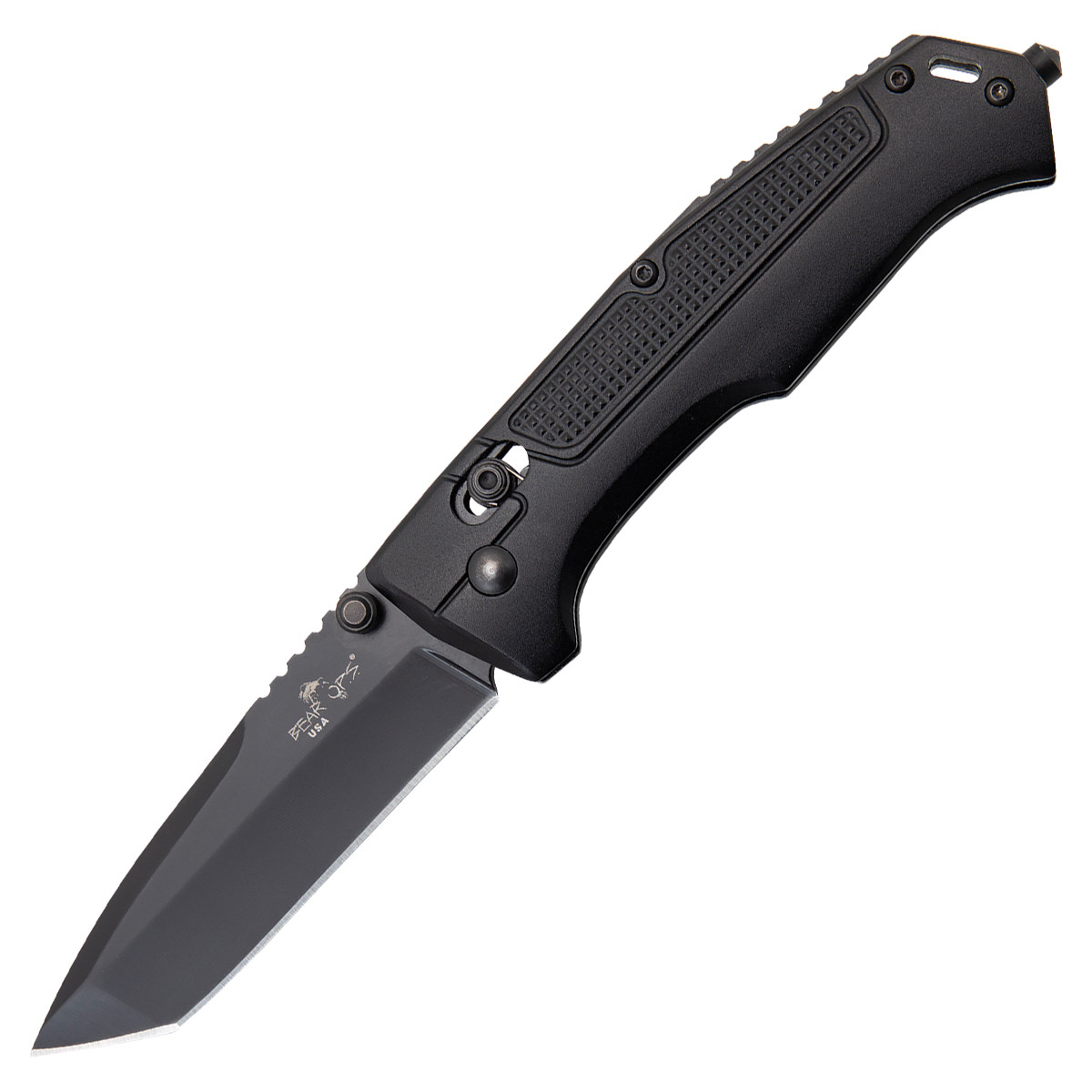 Bear & Son Bear Ops Rancor IV Folding Knife Tanto BRMC560ALBKB