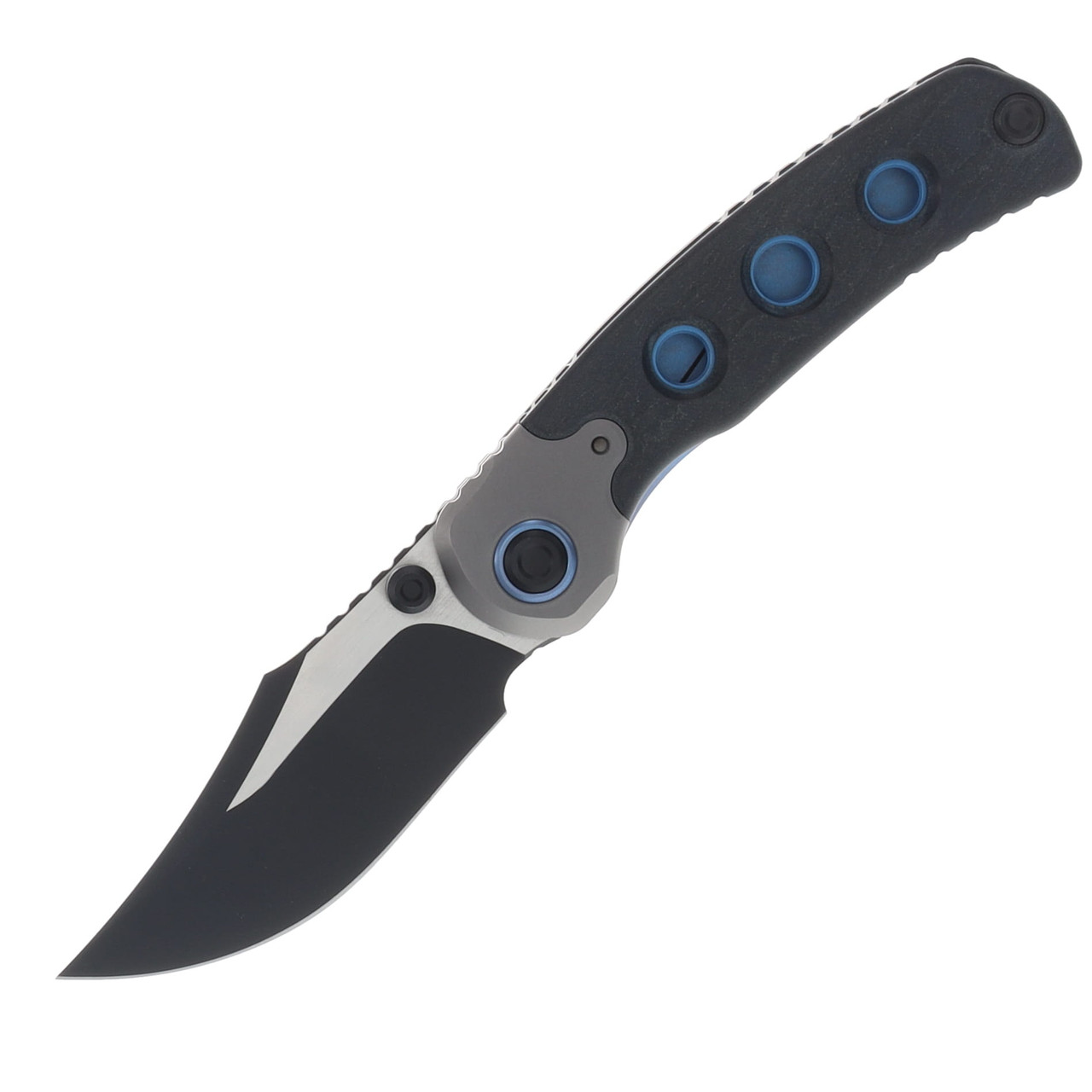 Kizer Pioneer L.F Design Blue Canyon 3.2in Plain Dual Modified Bowie ZX-FK03A2