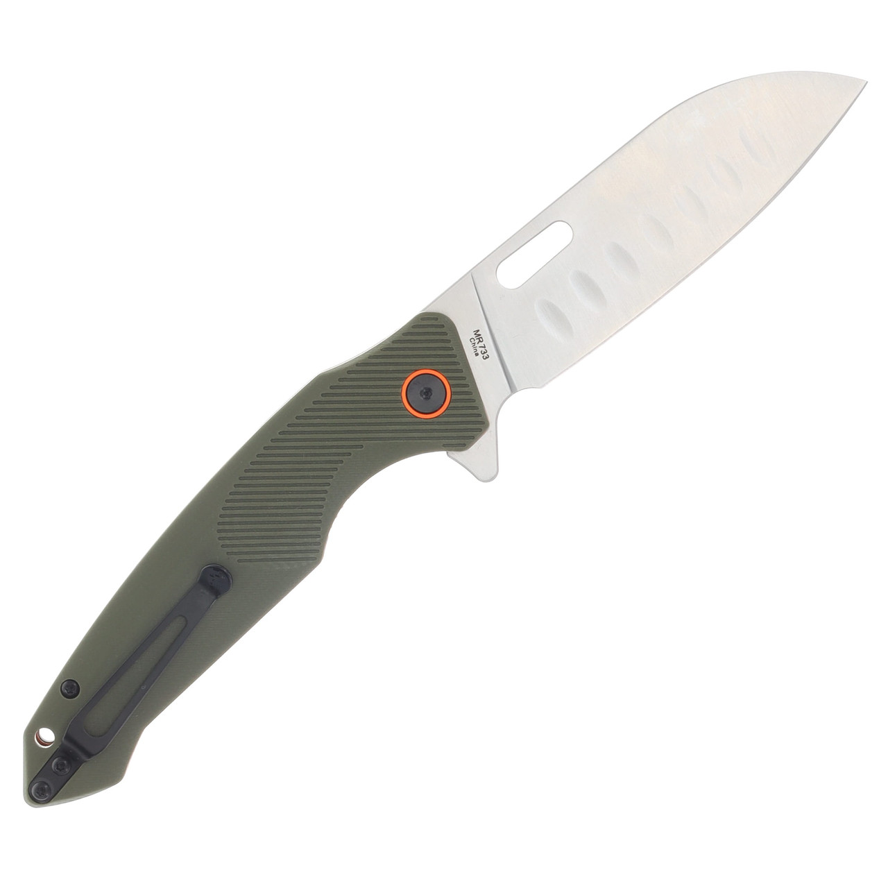 Marbles OD Green G10 Linerlock Folding Knife 3.75in Satin