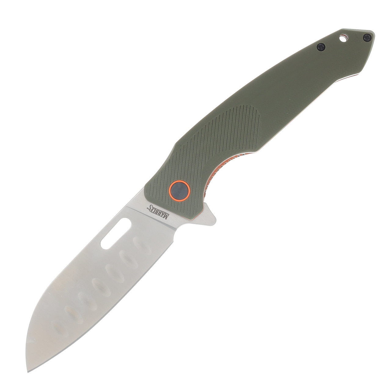 Marbles OD Green G10 Linerlock Folding Knife 3.75in Satin