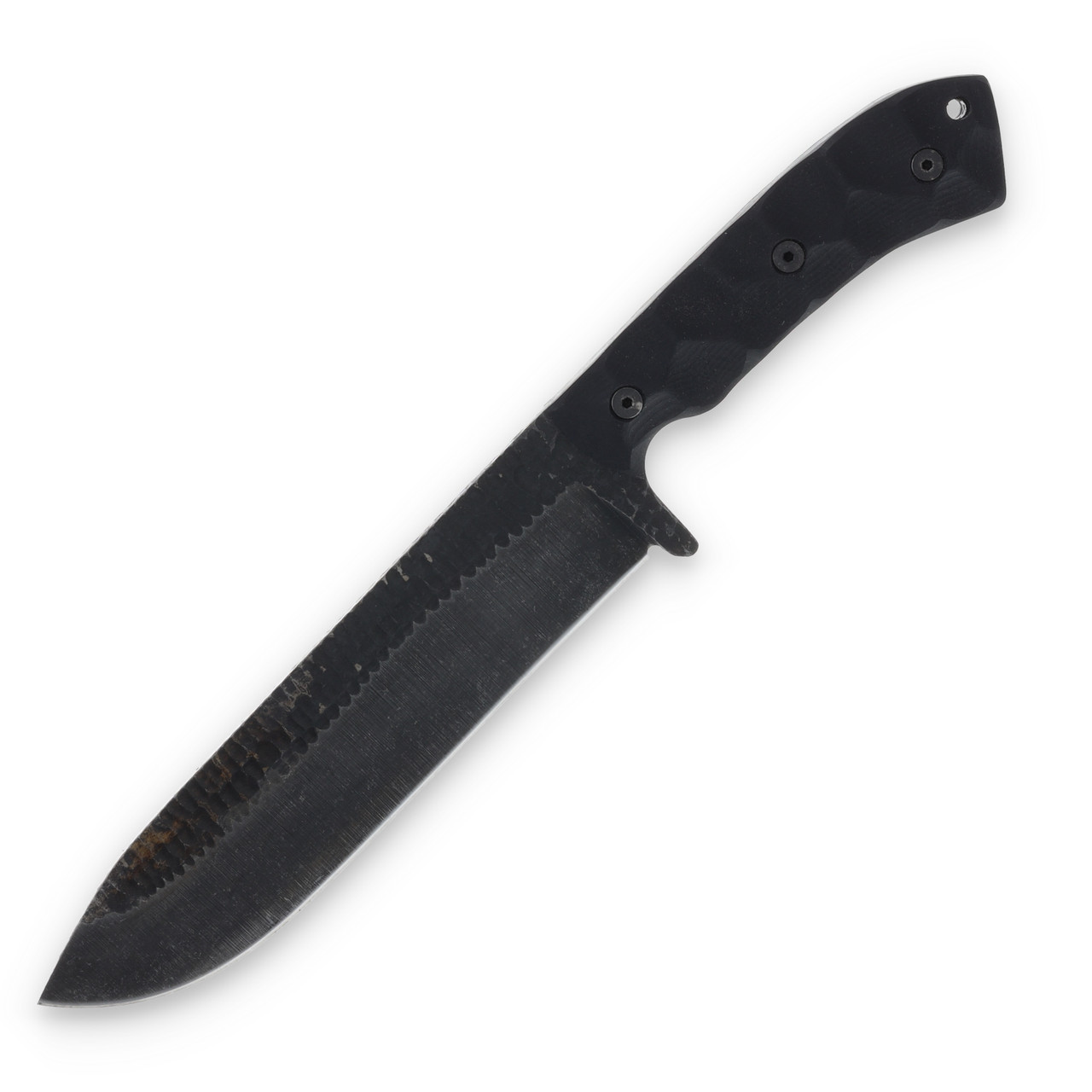 Stroup Knives BK1 Fixed Blade Knife Black G-10 SKBK1BLK - Smoky