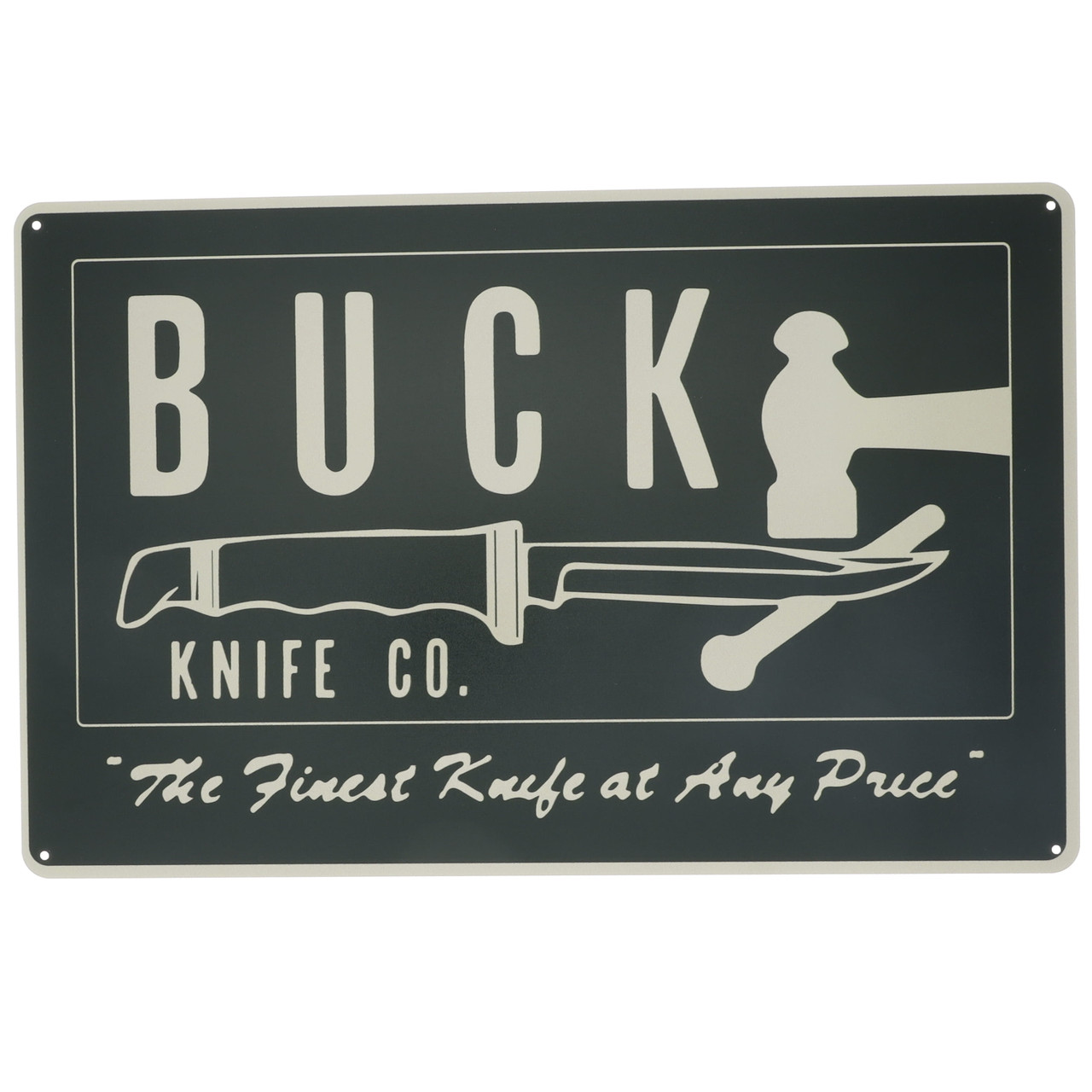 Buck Finest Knives Tin Tacker Sign BU95305