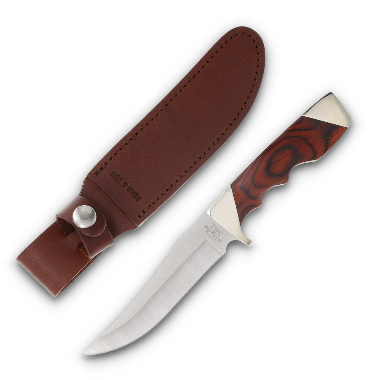Bear & Son Finger Groove Skinner 77 Rosewood 4.37in Plain Satin