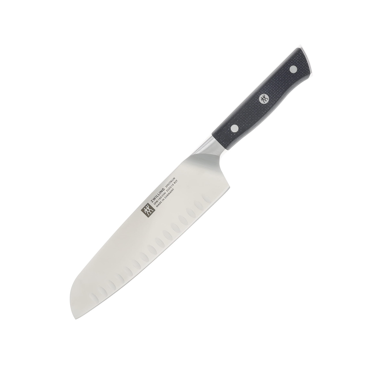 Henckels Knives Spectrum Santoku Knife 7in Granton Edge Santoku Blade 1033083