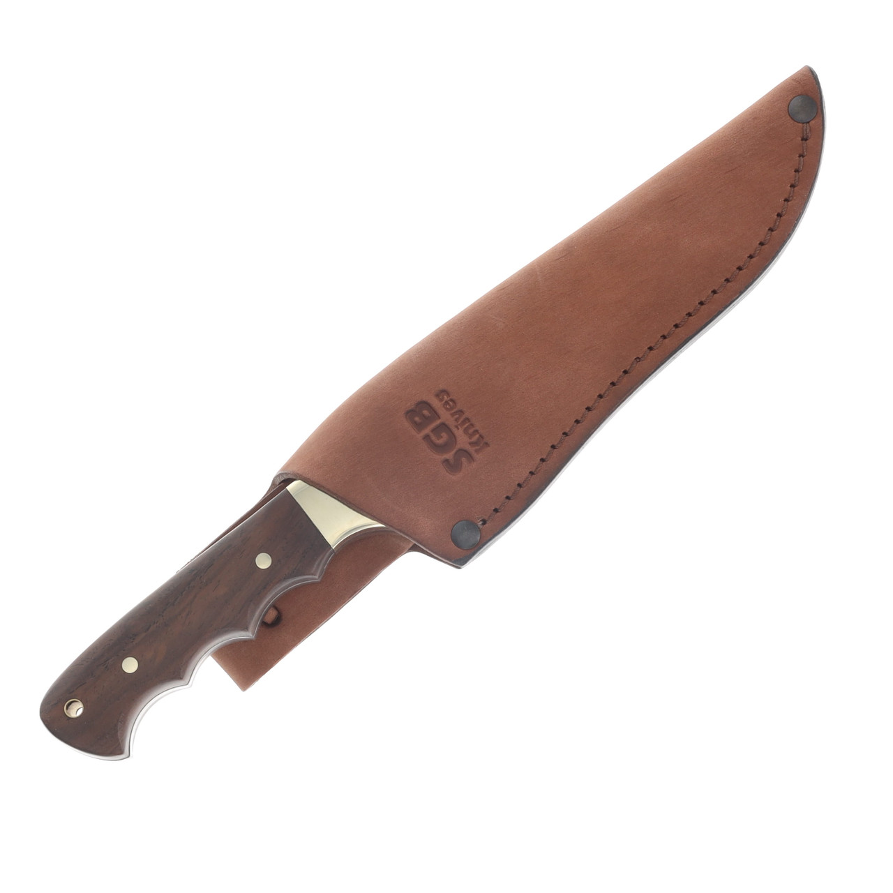 Puma SGB Wildcat Jacaranda Wood Hunting Knife 4.6in Drop Point