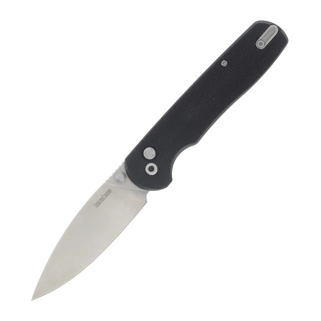 Kershaw Remnant Folding Knife 3.25 Inch Plain Stonewash Spear Point KS2054