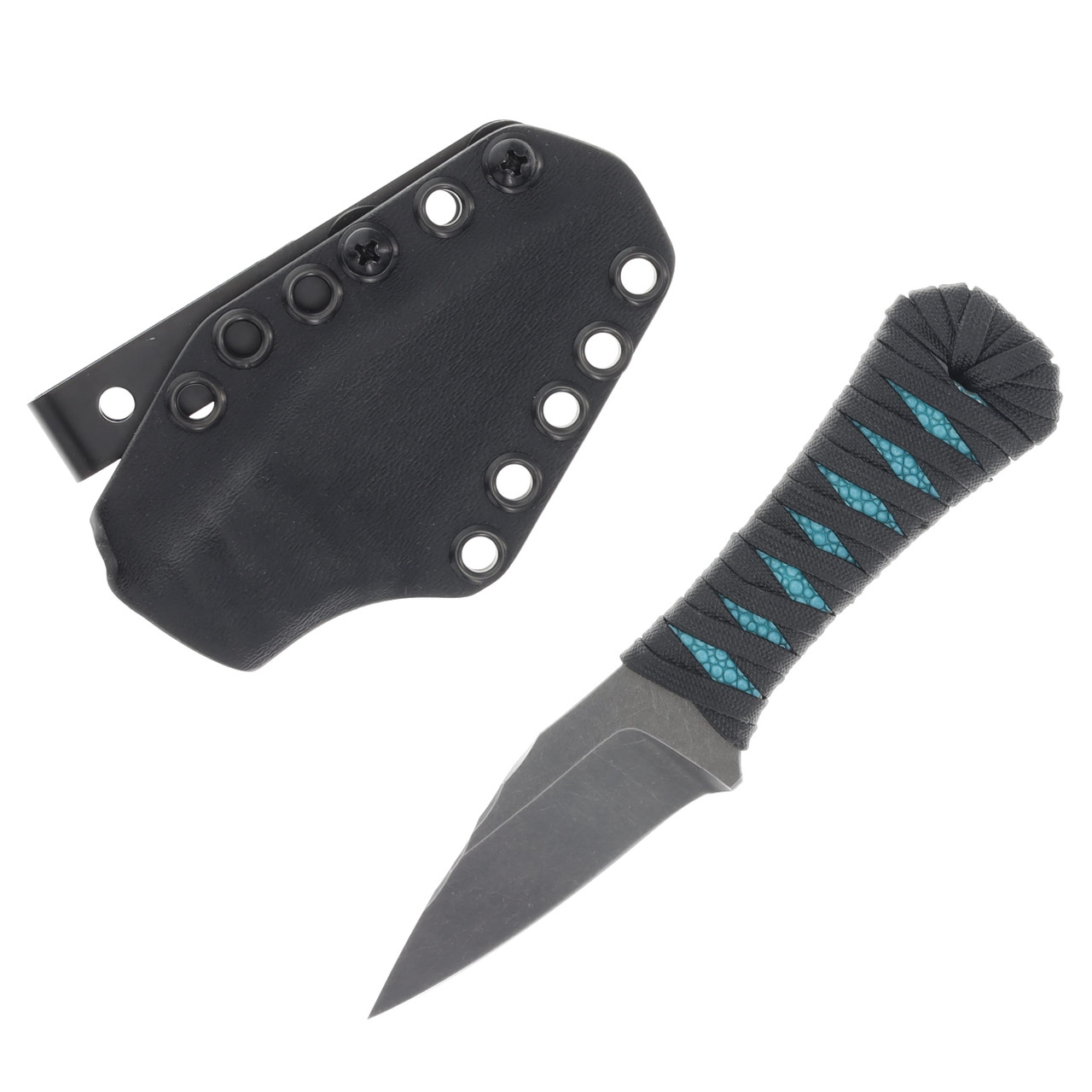Auxiliary Manufacturing Coffin Spear Stingray Wrapped Handle- Teal