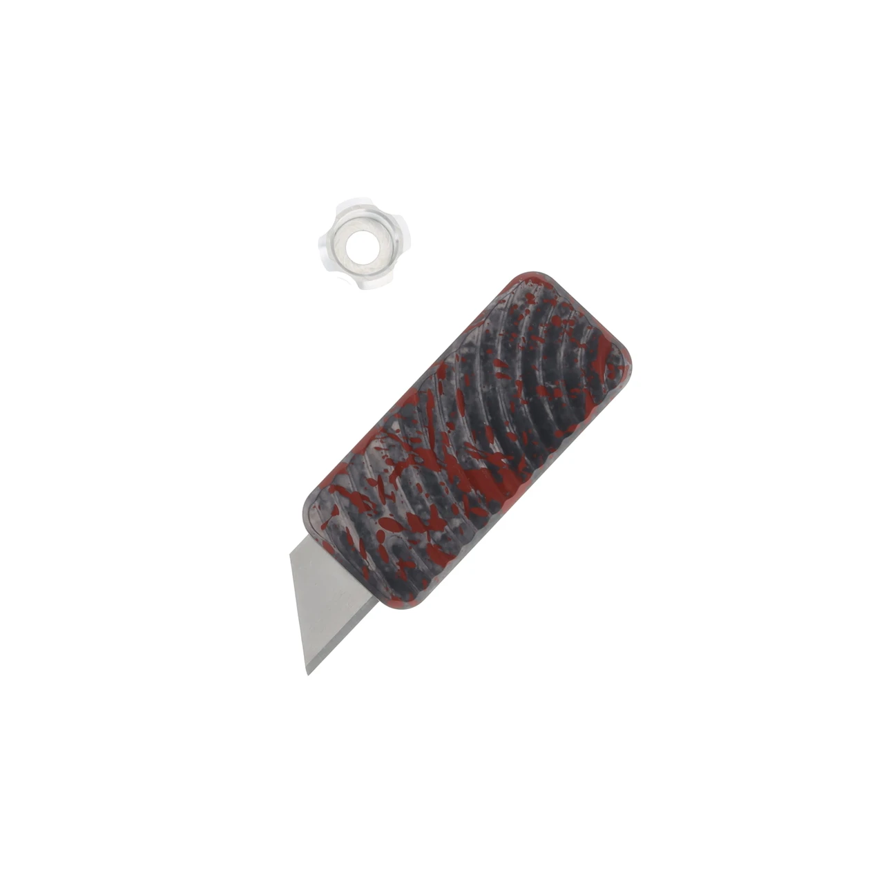 RIVERY ZERO ORIGINAL OTF UTILITY W/ ALUMINUM HANDLE CAD LAB BLOOD SPATTER