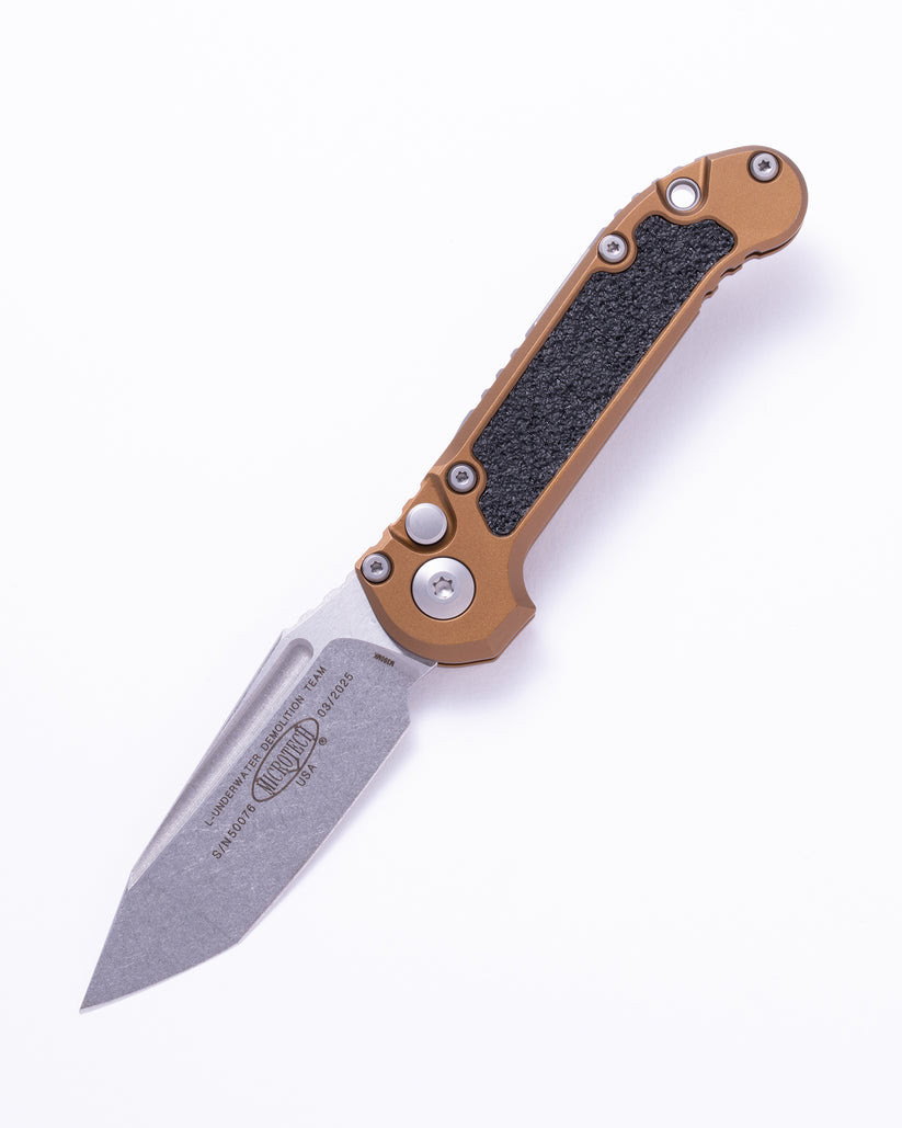 Microtech L.U.D.T. T/E Gen III Tan Stonewash Standard AUMT113610TA