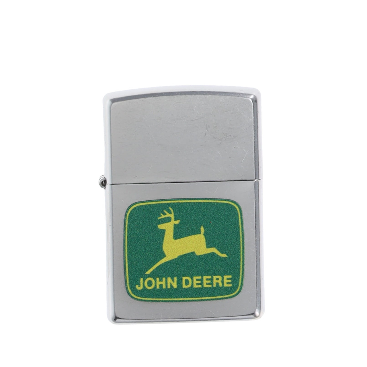 Zippo Lighter John Deere Leaping Deer Design Street Chrome ZP46764