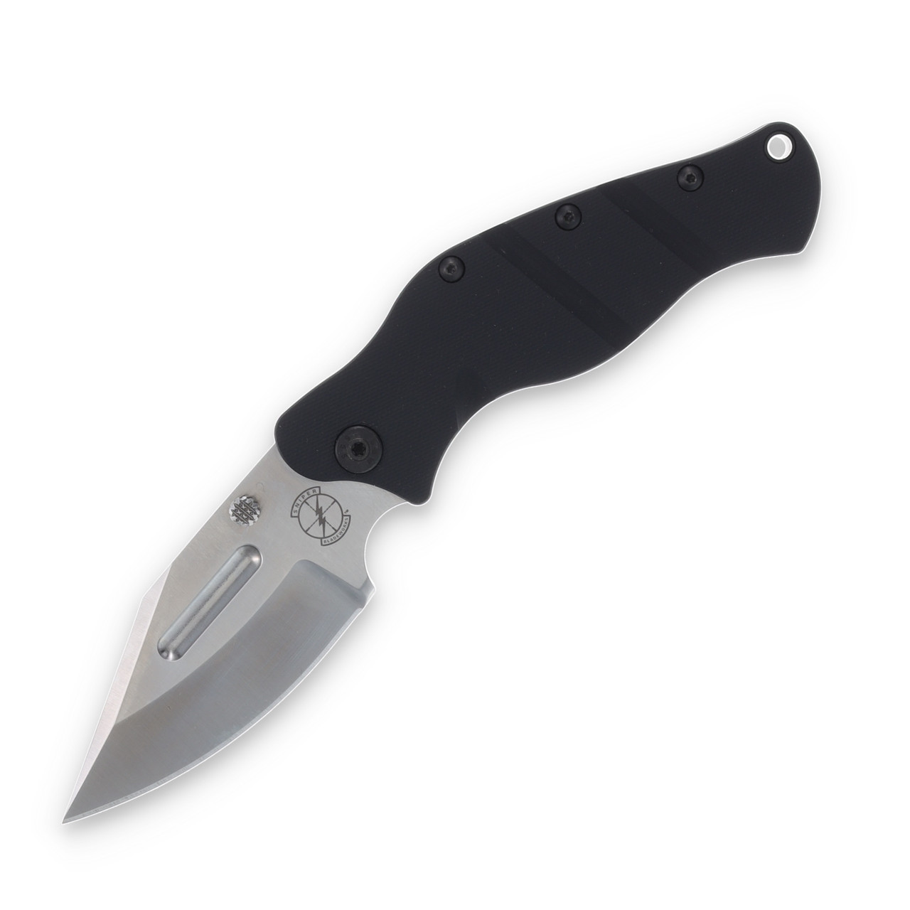 Sniper Bladeworks LPC Folding Knife Satin S35VN Black G-10 LPCBLKSAT