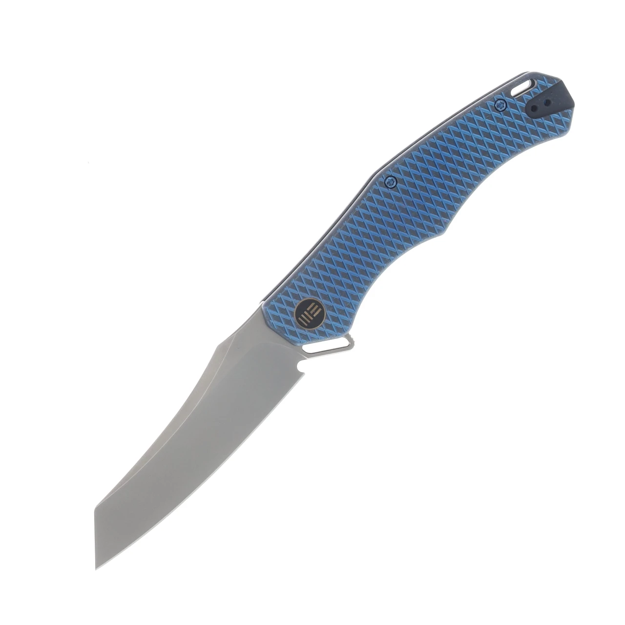 WE Knife Co RekkeR Kyle Lamb Blue 3.61in Plain Bead Blast Reverse Tanto WE22010G-4