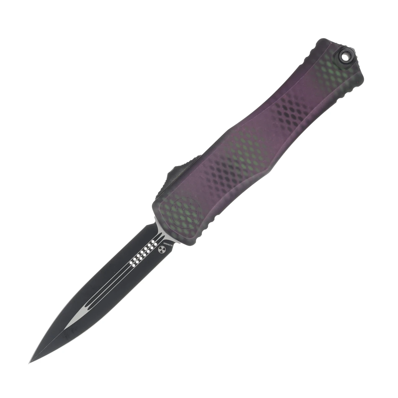 Microtech Hera II OTF Automatic Knife X-51 Purple Alien Signature Series AUMT17021PUX51S