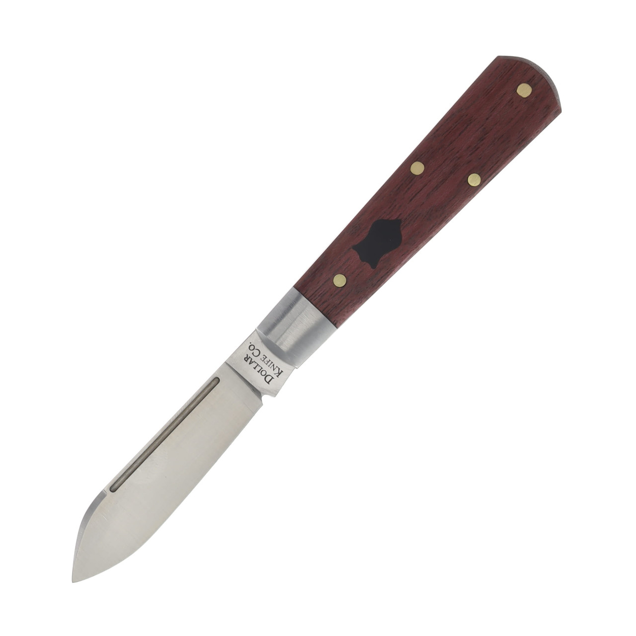 Dollar Knife Company Bloodwood Jack- Black Shield DKCBWBLS
