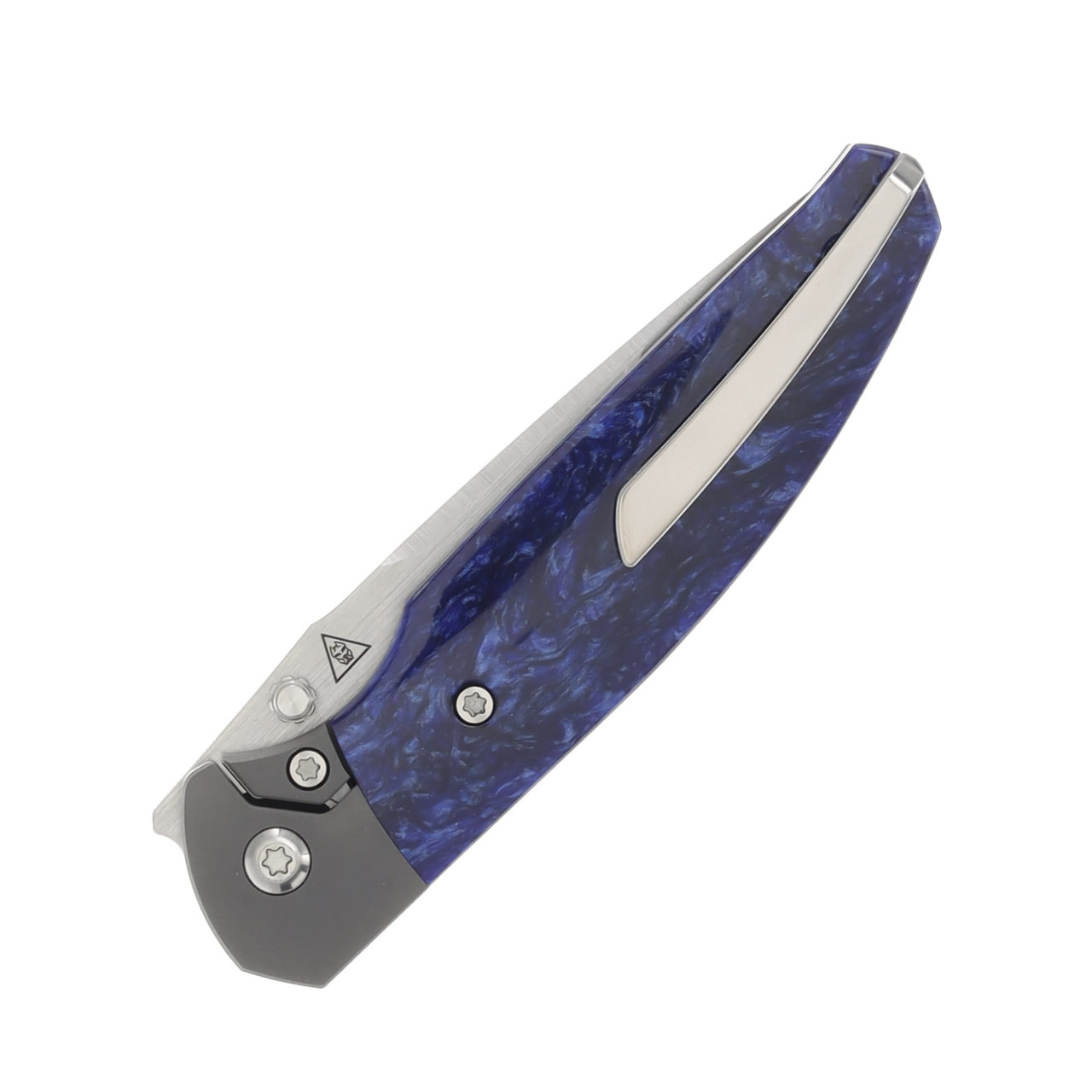 Jack Wolf Tango Folding Knife Belt Satin/Crystal Lake Kirinite