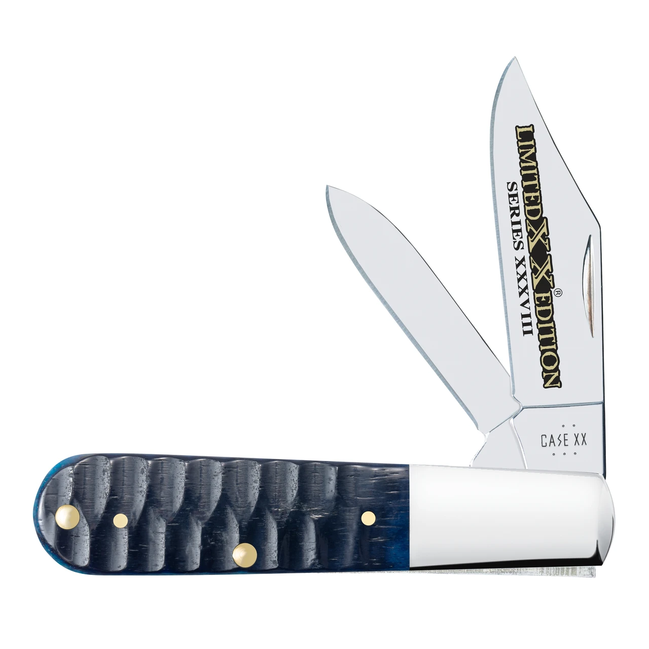 Case XX Gator Jig Ocean Blue Bone Barlow Limited Edition Folding Knife CA53981