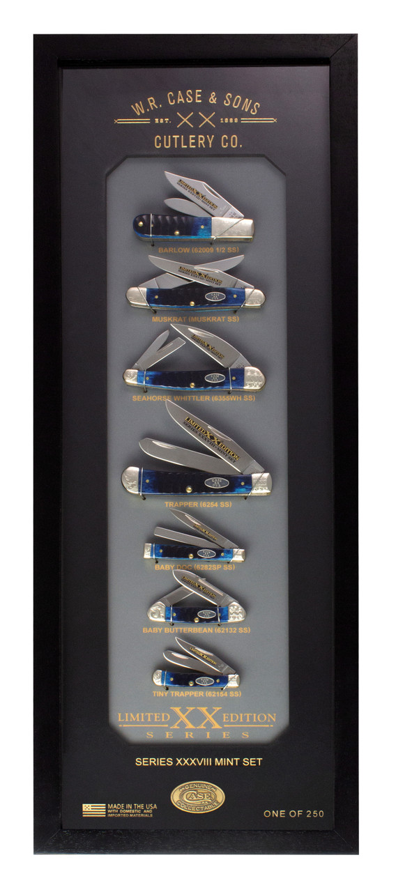 Case XX Gator Jig Ocean Blue Bone Complete Series Limited Edition