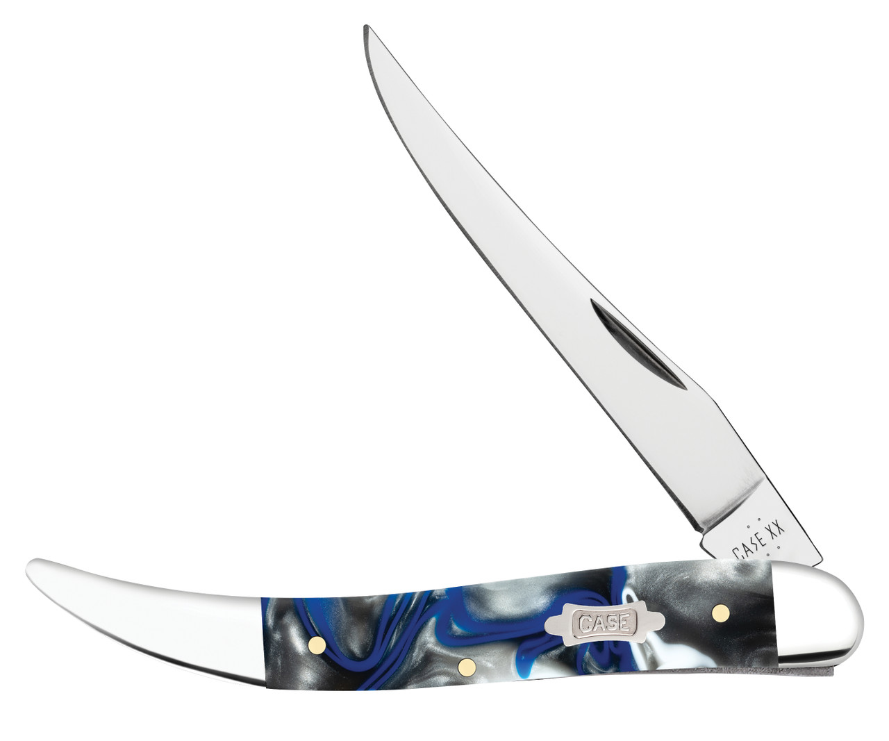Case XX Pacific Tides Kirinite Medium Texas Toothpick Front, Open