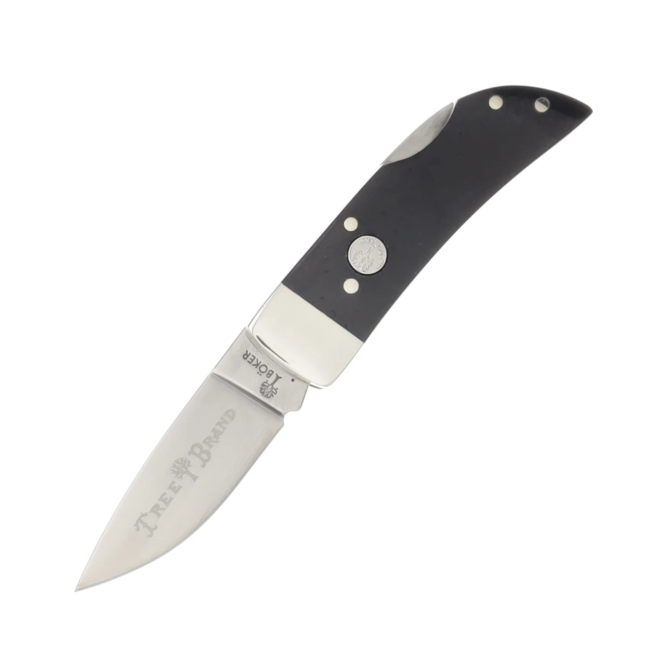 Boker Treebrand Pocket Folding Knife Smooth Bone 1.97in Drop Point BK110895