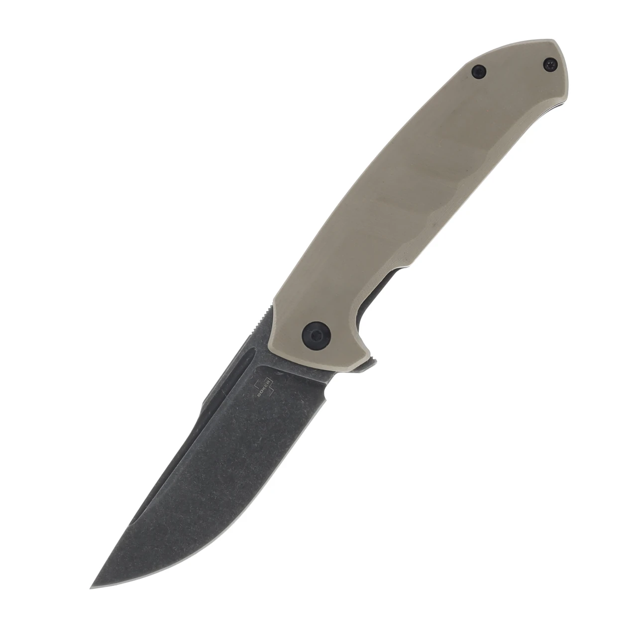 Boker Plus Barchan Folding Knife Blackwash/Tan G-10 BK01BP0039