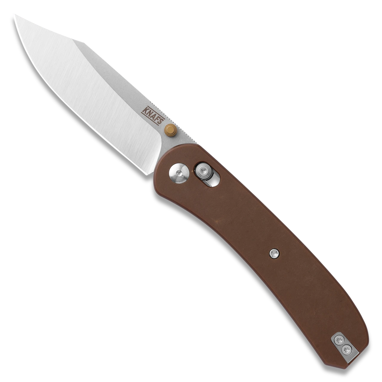 Knafs Lander 2 - Clip Point Brown Micarta KNAFS00408