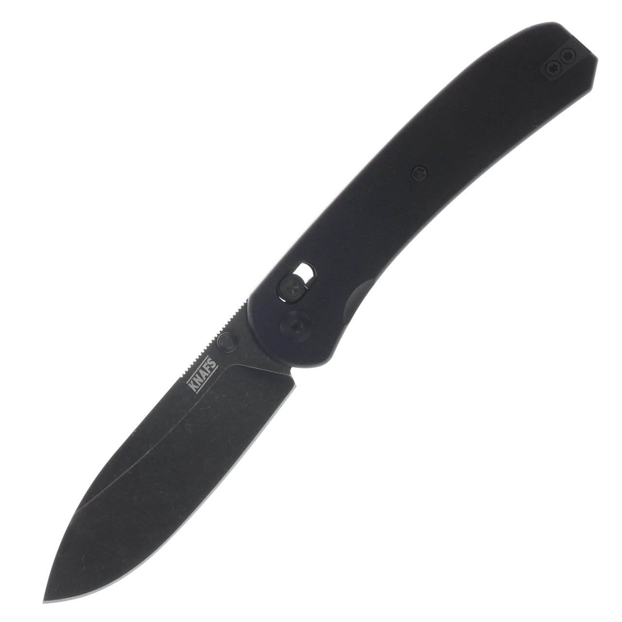 Knafs Lander 2 Clutch Lock Folding Knife Black 3.25in Drop Point Blade KNAFS00180