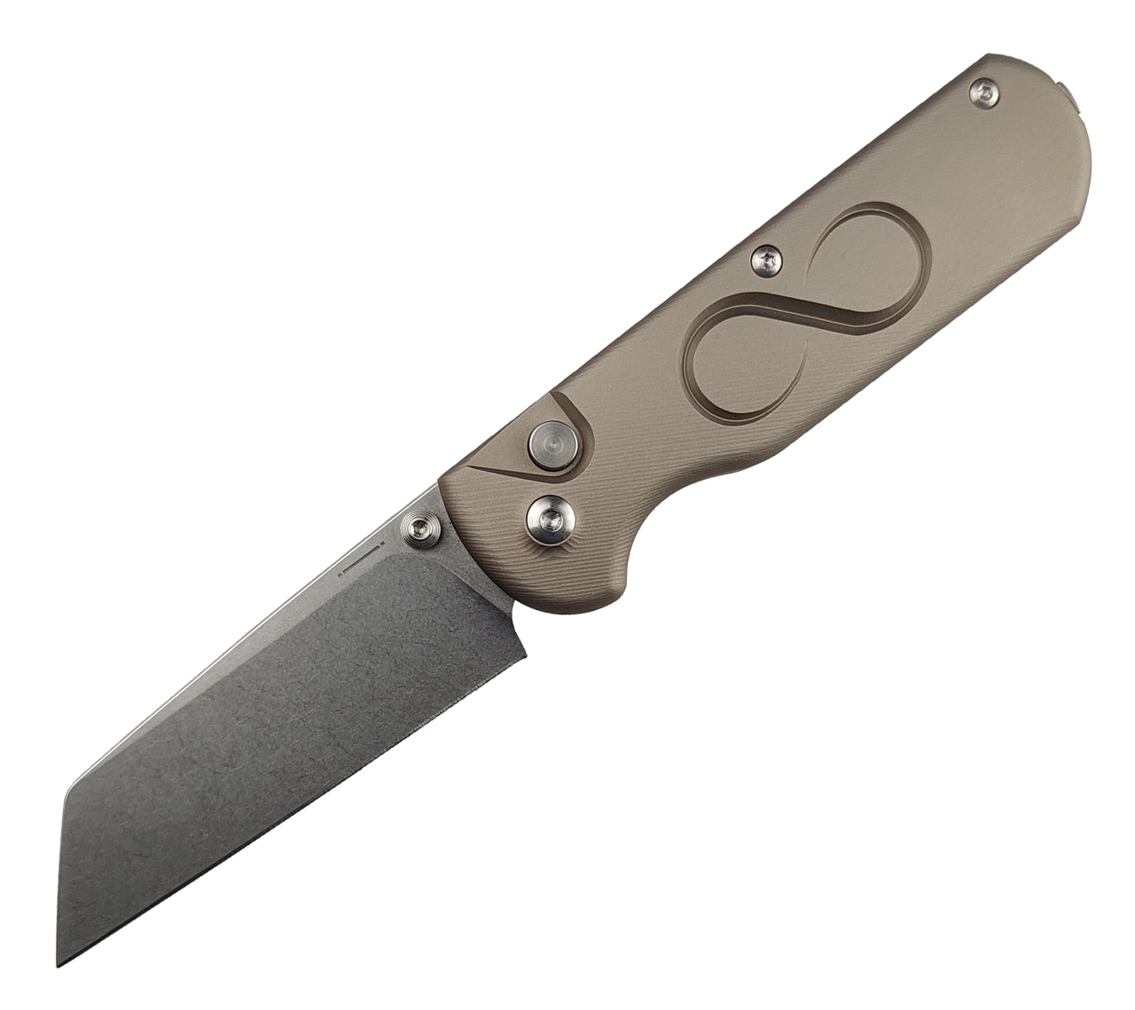 Straight Line EDC ROX Folding Knife Titanium Anodized Aluminum SLRX-ATI