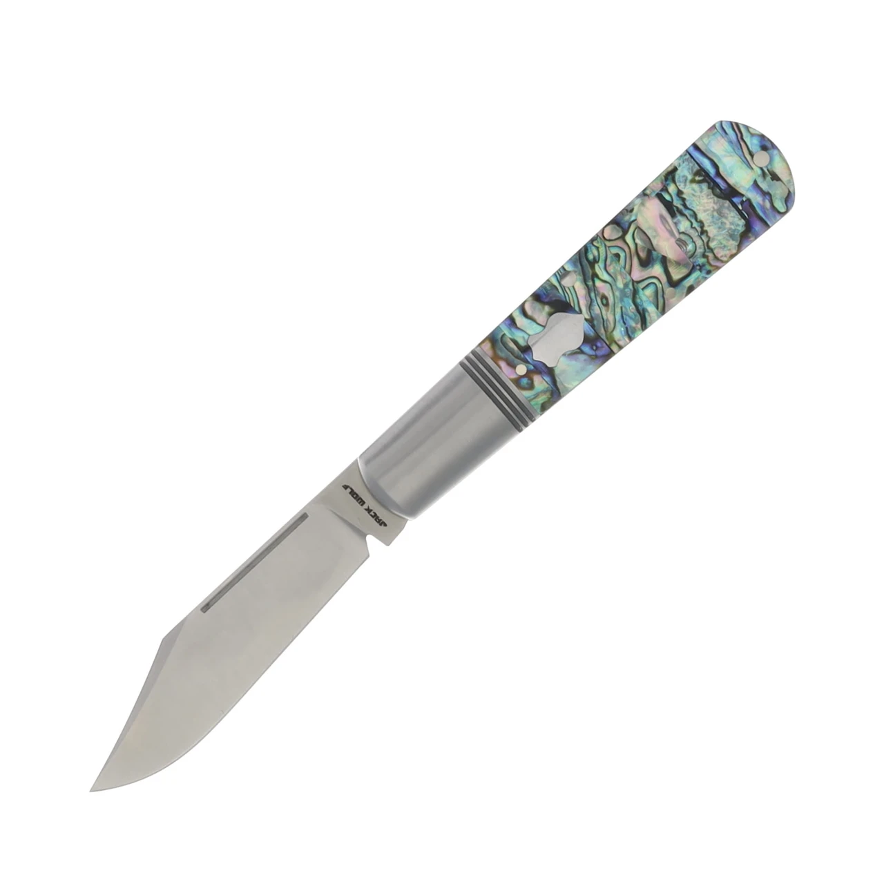 Jack Wolf Gateway Barlow Folding Knife Abalone GW-BAR-01-ABALONE